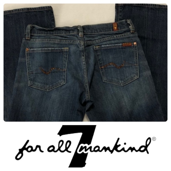 7FAM Bootcut jeans, medium wash, size 29 - Picture 2 of 7